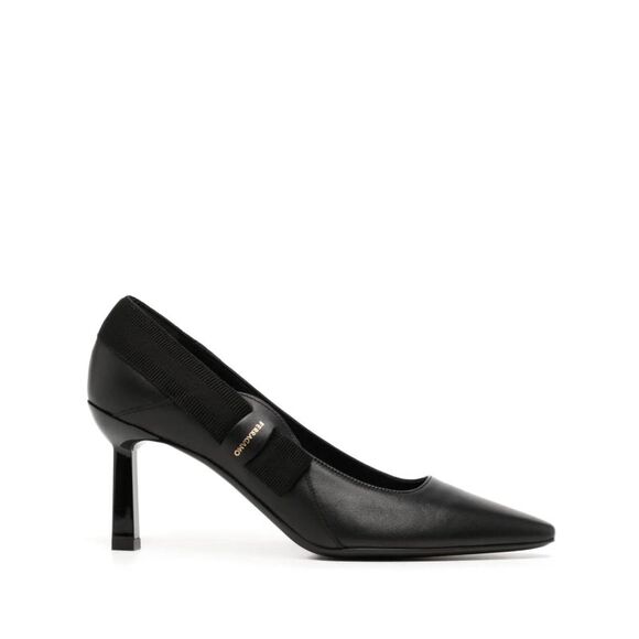 Ferragamo Vissia 70Mm Leather Pumps - Picture 1 of 4